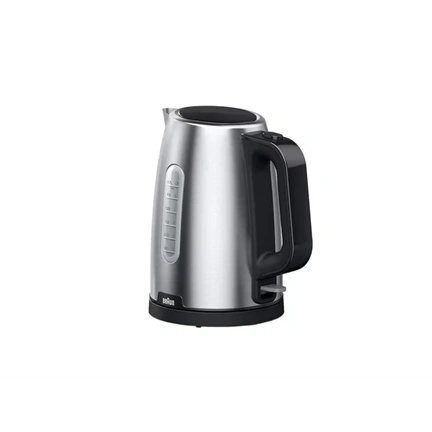 Braun WK1500BK vízforraló, rozsdamentes acél, fekete
