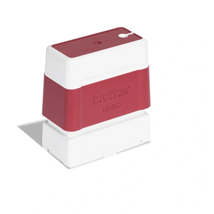 Brother 1850 - Stamp - pre-inked - red - custom text - 18 x 50 mm (pack of 6) - for StampCreator PRO SC-2000, PRO SC-200