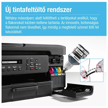 Brother DCP-T730DW többfunkciós színes tintatartályos nyomtató, 3-in-1, Wi-Fi + USB