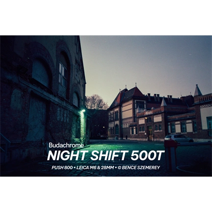 Budachrome NIGHTSHIFT (ISO 500 • TUNGSTEN • 36 EXP)