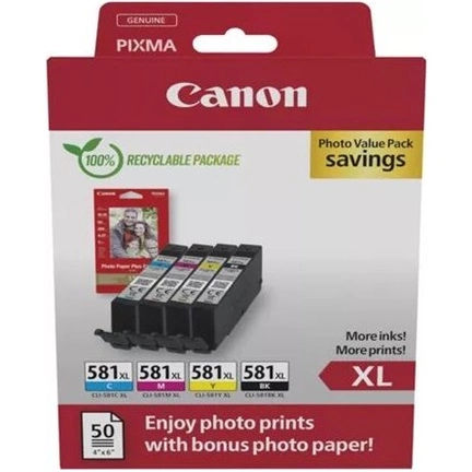 CANON CLI-581XL C/M/Y/BK Photo Pack