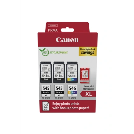 CANON PG-545XLx2/CL-546XL BK+C/M/Y PVP