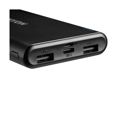 CANYON PB-106 Micro-USB/USB-C 10000mAh - fekete