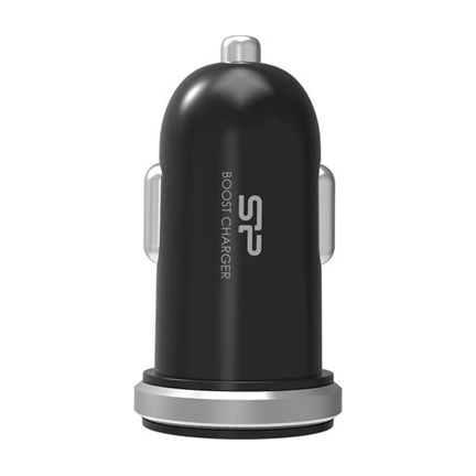 CAR CHARGER Silicon Power CC102P  - 2.1A (10.5W) DUAL USB, Fekete