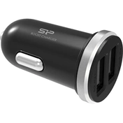 CAR CHARGER Silicon Power CC102P  - 2.1A (10.5W) DUAL USB, Fekete