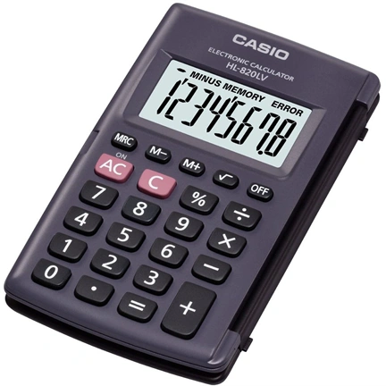 CASIO "HL-820LV" Zsebszámológép