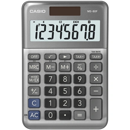 CASIO MS-80 F asztali számológép