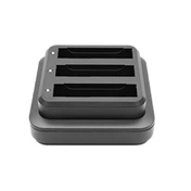 CHAINWAY R5 KIEG R5 akkumulátortöltő bölcső, max. 3 slot, csak akkut tölt, DCPWR-12V2A-XX adapterrel használható