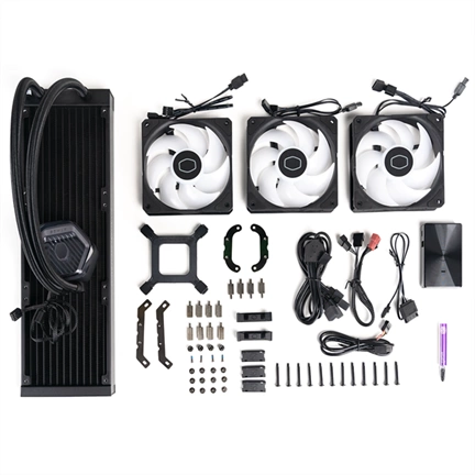 COOLER MASTER MasterLiquid ML360 ARGB - fekete