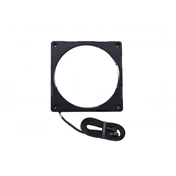 COOLER PHANTEKS Halos Lux rács 14cm RGB LED alu fekete