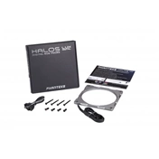 COOLER PHANTEKS Halos Lux rács 14cm RGB LED alu szürke