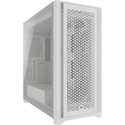 CORSAIR 5000D Core Airflow Tempered Glass White