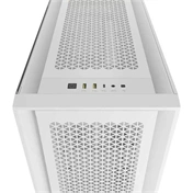 CORSAIR 5000D Core Airflow Tempered Glass White