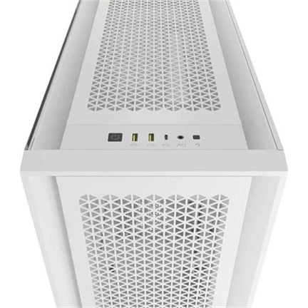 CORSAIR 5000D Core Airflow Tempered Glass White