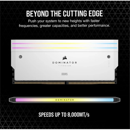 CORSAIR Dominator Titanium RGB DDR5 6000MHz CL30 3