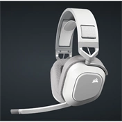 CORSAIR HS80 Max Wireless Gaming Headset - White