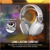CORSAIR HS80 Max Wireless Gaming Headset - White