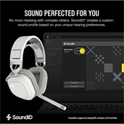 CORSAIR HS80 Max Wireless Gaming Headset - White
