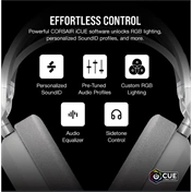 CORSAIR HS80 Max Wireless Gaming Headset - White