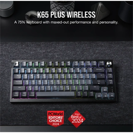 CORSAIR K65 Plus vezeték nélküli mechnaikus Gamer billentyűzet
