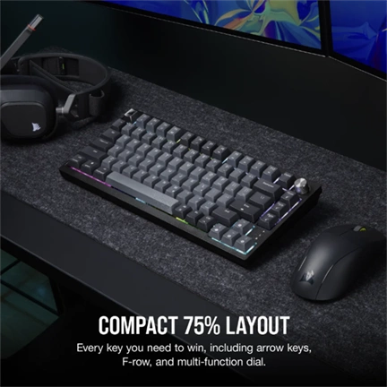 CORSAIR K65 Plus vezeték nélküli mechnaikus Gamer billentyűzet