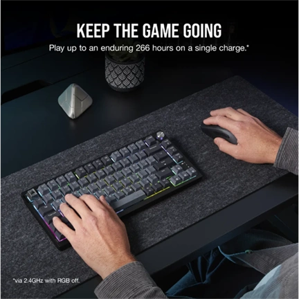 CORSAIR K65 Plus vezeték nélküli mechnaikus Gamer billentyűzet