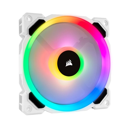 CORSAIR LL120 Dual Light Loop White RGB LED PWM 120mm TriplePack