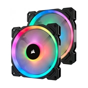 CORSAIR LL140 Dual Light Loop RGB LED PWM 140mm - Twin Pack