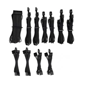 CORSAIR Premium Individually Sleeved PSU Cables Pro Kit Type 4 Gen 4 – Black