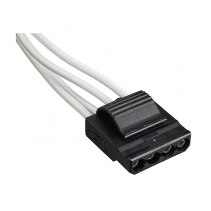 CORSAIR Premium Individually Sleeved Peripheral Cable, Type 4 (Generation 3) - White CORSAIR Premium Individually Sleeved Peripheral Cable, Type 4 (Generation 3) - White