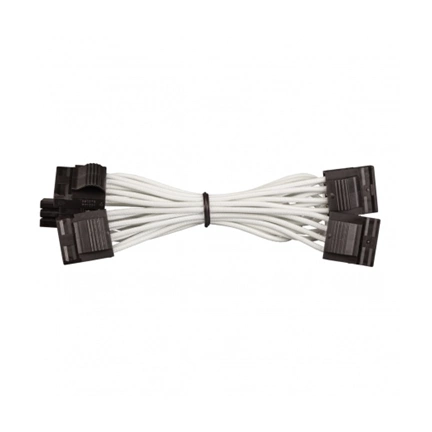 CORSAIR Premium Individually Sleeved Peripheral Cable, Type 4 (Generation 3) - White CORSAIR Premium Individually Sleeved Peripheral Cable, Type 4 (Generation 3) - White