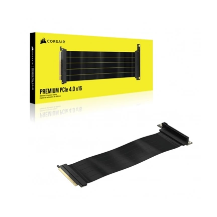 CORSAIR Premium PCIe 4.0 x16 Extension Cable, 300mm