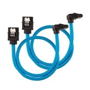 Corsair prémium fonott SATA 30cm 90° csatl. kék
