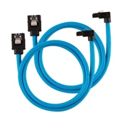 Corsair prémium fonott SATA 60cm 90° csatl. kék