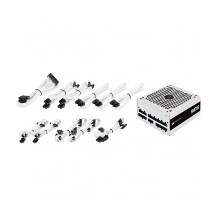 CORSAIR RM750 80 Plus Gold Fully Modular - White