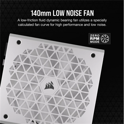 CORSAIR RM850x 850W 80+ Gold Shift - fehér ATX3.0