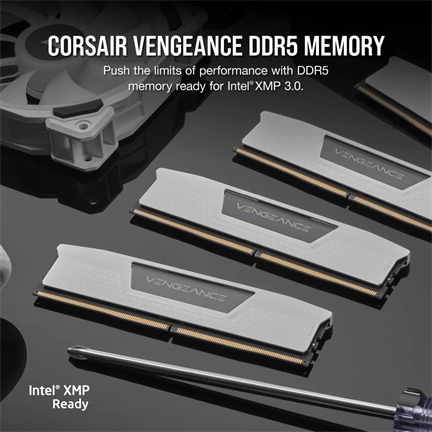 CORSAIR Vengeance DDR5 5600MHz CL40 32GB Kit2 White