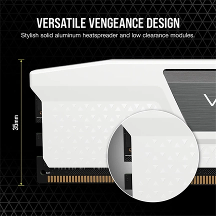 CORSAIR Vengeance DDR5 5600MHz CL40 32GB Kit2 White