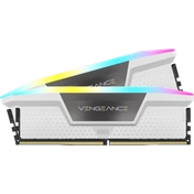 CORSAIR Vengeance RGB DDR5 5200MHz CL40 64GB Kit2 White