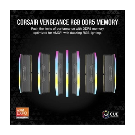 CORSAIR Vengeance RGB DDR5 5600MHz CL40 64GB Kit2 AMD Expo