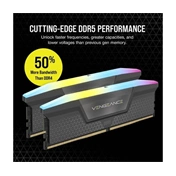 CORSAIR Vengeance RGB DDR5 5600MHz CL40 96GB Kit2 (2x48GB)