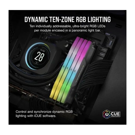 CORSAIR Vengeance RGB DDR5 5600MHz CL40 96GB Kit2 (2x48GB)