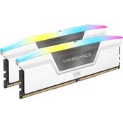 CORSAIR Vengeance RGB DDR5 6000MHz CL30 32GB Kit2 White