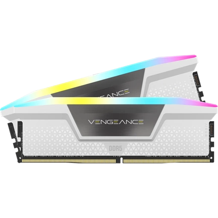 CORSAIR Vengeance RGB DDR5 6000MHz CL30 32GB Kit2 White