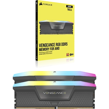 CORSAIR Vengeance RGB DDR5 6000MHz CL30 64GB Kit2 AMD Expo