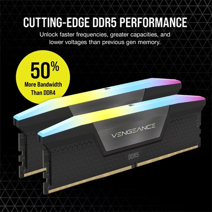CORSAIR Vengeance RGB DDR5 6000MHz CL36 48GB Kit2