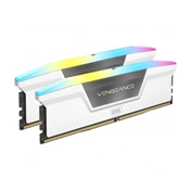 CORSAIR Vengeance RGB DDR5 6400MHz CL36 32GB Kit2 White