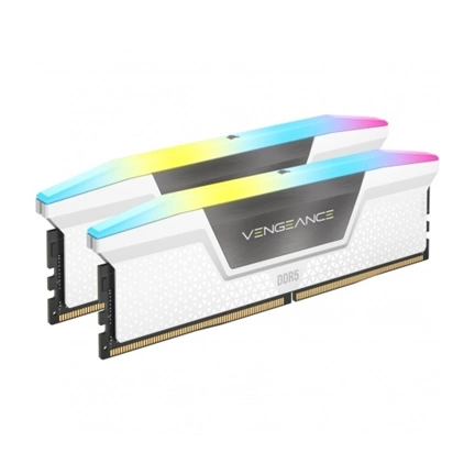 CORSAIR Vengeance RGB DDR5 6400MHz CL36 32GB Kit2 White