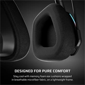 CORSAIR Vezeték Nélküli Headset, VOID v2 Wireless Gaming Headset, Dolby Atmos, carbon CORSAIR Vezeték Nélküli Headset, VOID v2 Wireless Gaming Headset, Dolby Atmos, carbon