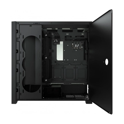 CORSAIR iCUE 5000X RGB Tempered Glass Mid-Tower ATX PC Smart Case Black
